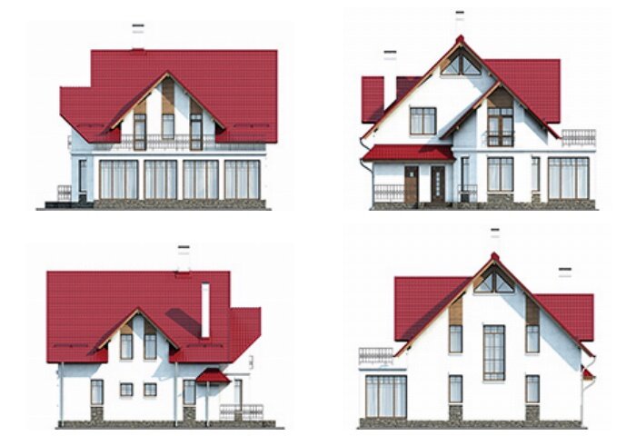 Проект дома Plans-41-14 (229 кв.м, поризованный камень) - фотография № 2