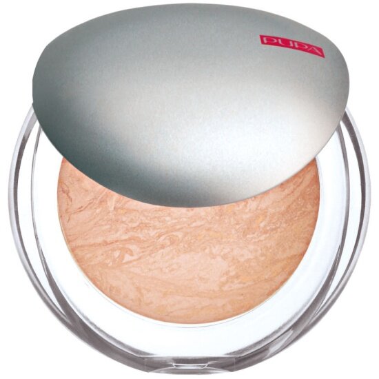 Компактная пудра PUPA Luminys Baked Face Powder запеченная, тон 05 Amberlight