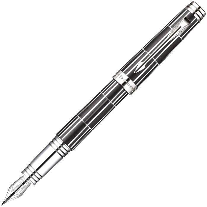 Перьевая ручка Parker Premier Luxury F565, Black СT (Перо F) 1876380