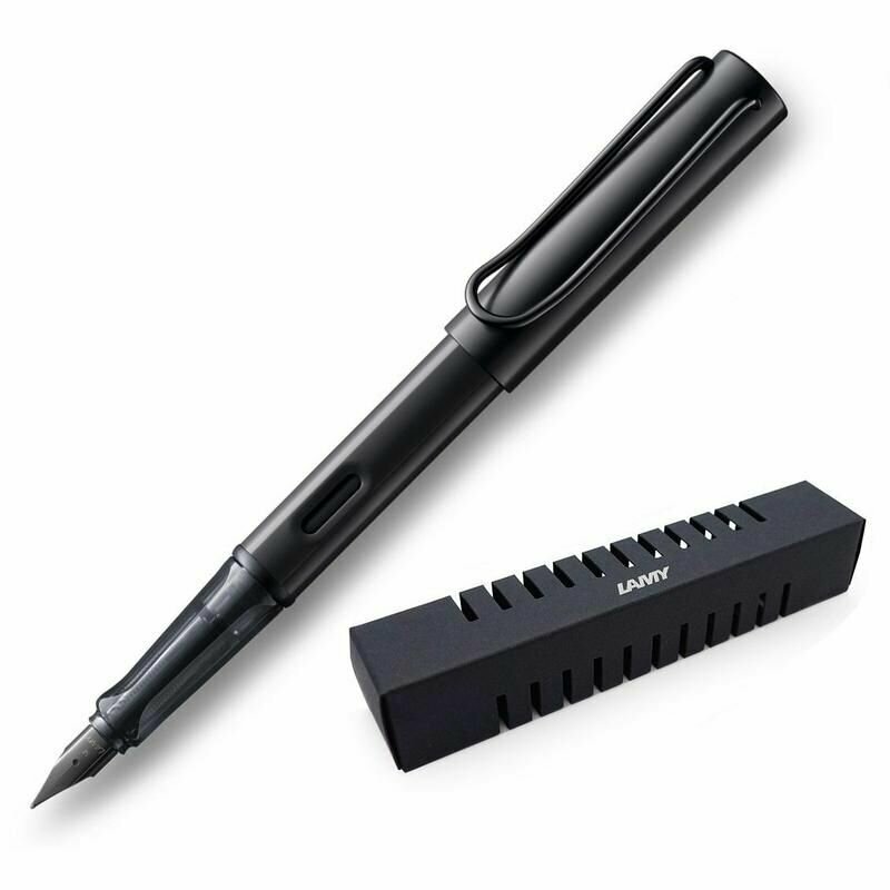 Ручка перьевая Lamy 071 Al-Star цвет чернил синий цвет корпуса черный (артикул производителя 4000525