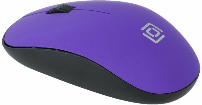 Мышь OKLICK 515MW, black/purple