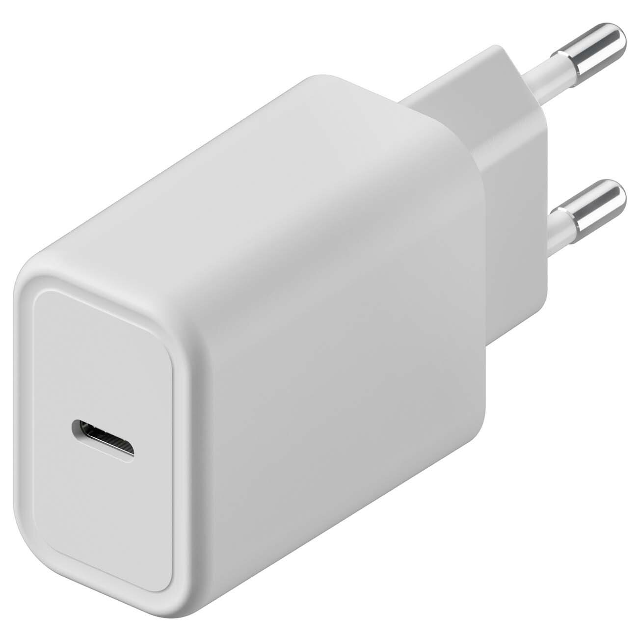 Сетевое зарядное устройство InterStep USB - Type-C PD 18W White