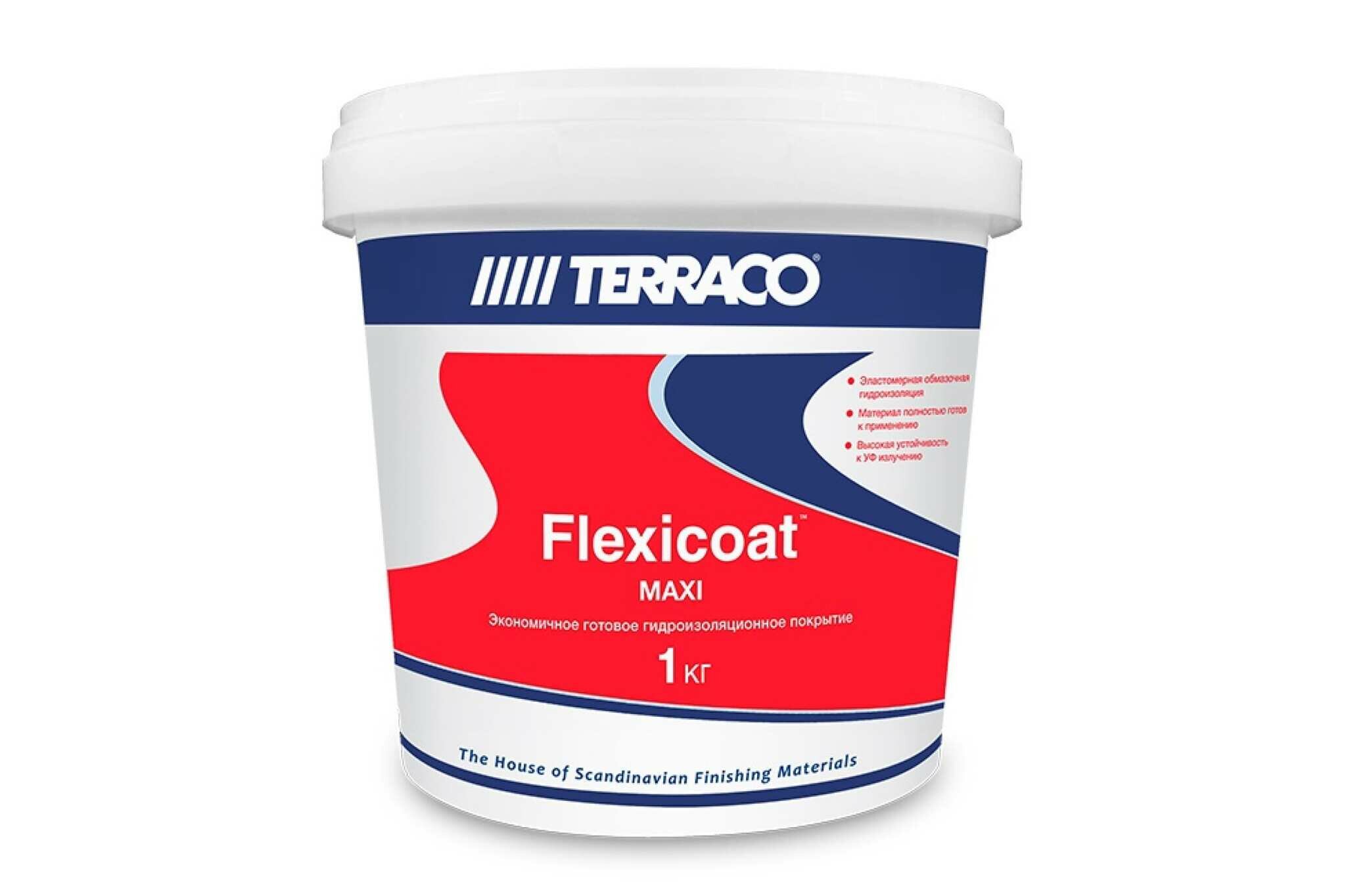 Гидроизоляционное покрытие Флексикоат Maxi 12 кг TERRACO 6651012