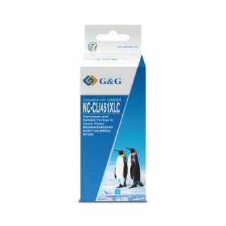 Расходный материал для печати G&G NC-CLI451XLC голубой (Картридж)