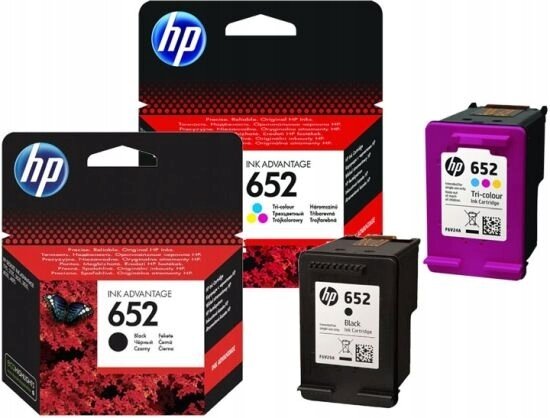 фото Картридж HP 652 (black)+HP 652(color) Набор из двух картриджей