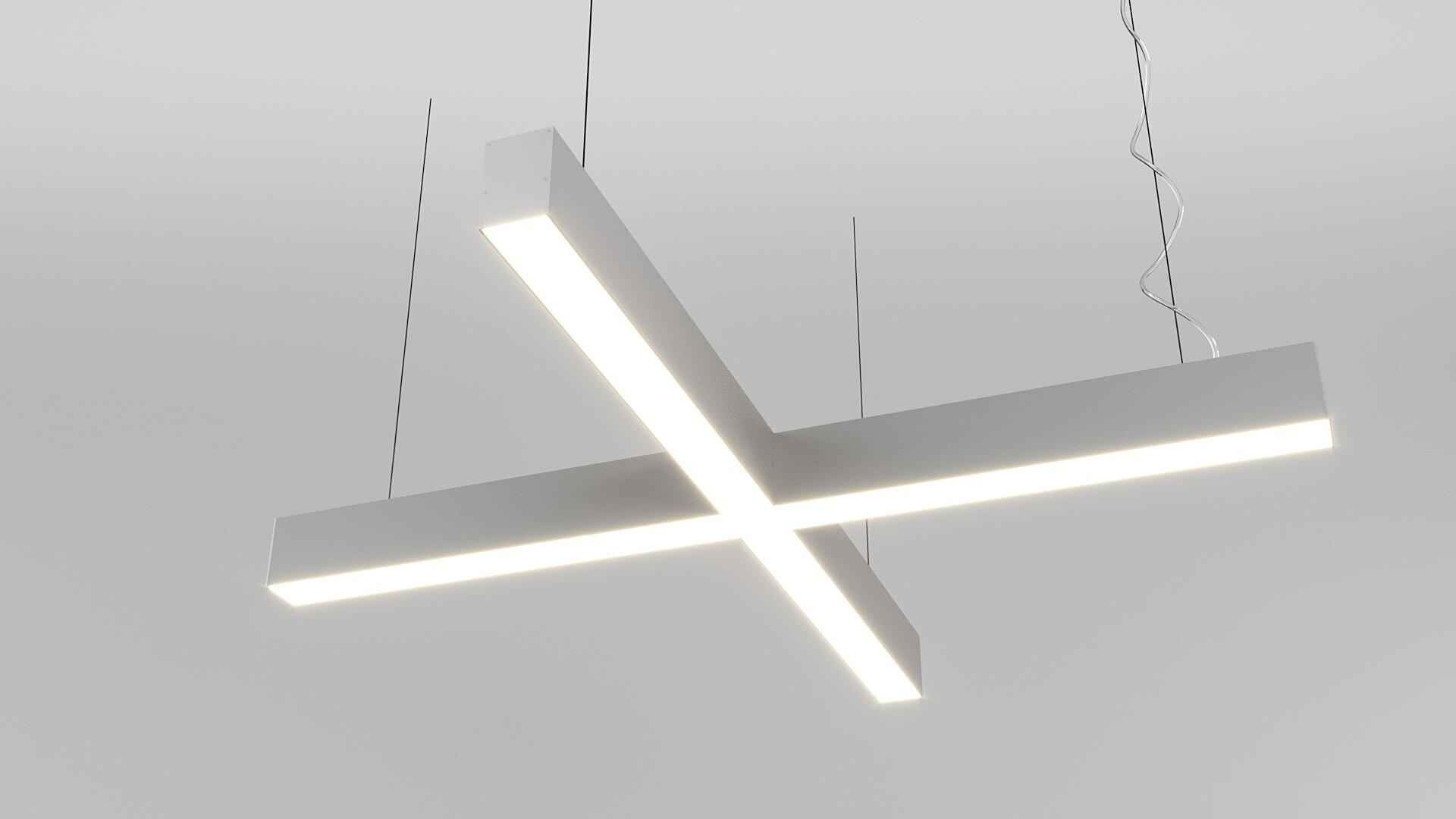 Светильник светодиодный профильный подвесной LEDSD CROSS LINE-500 - фотография № 1