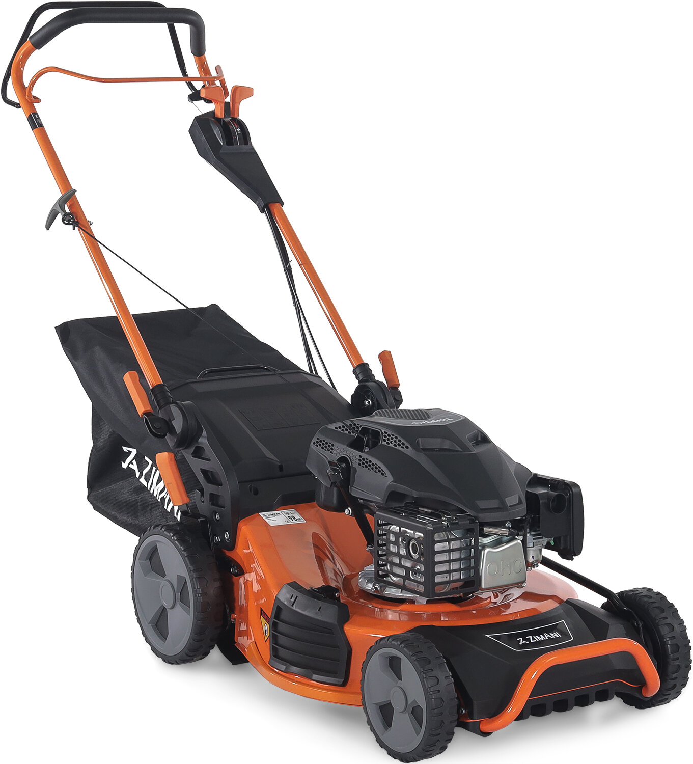 фото Газонокосилка бензиновая ZimAni LC553V с вариатором Quattro Blade