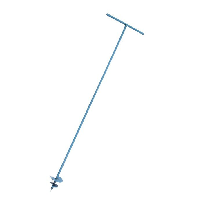 Бур садовый, шнековый, d = 150 мм, длина 2 м, цвет микс - фотография № 2