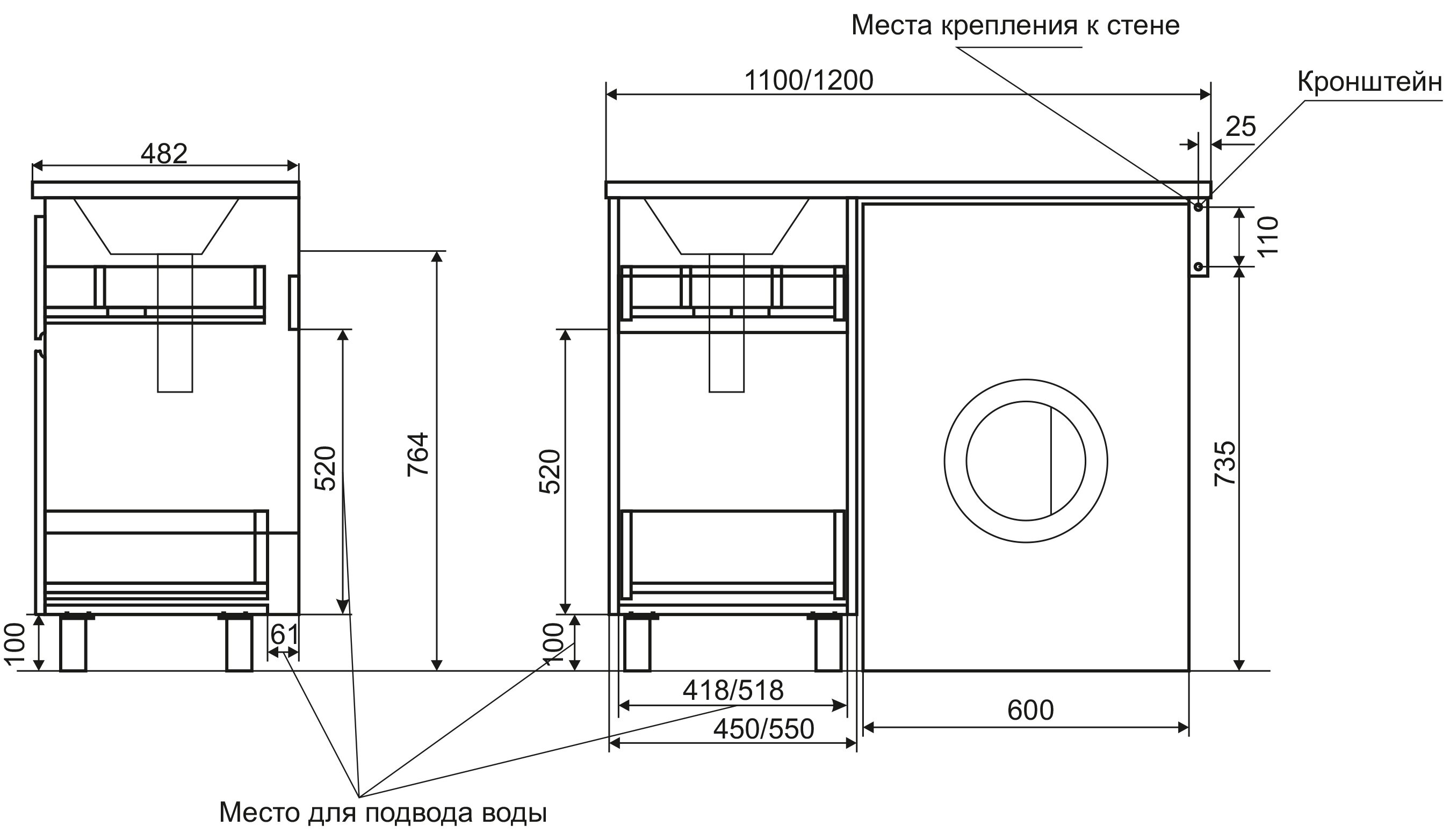 Мебель для ванной Эстет Dallas Luxe 110 L напольная, 2 ящика - фотография № 8