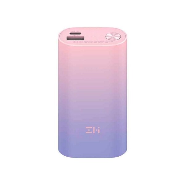 Внешний аккумулятор ZMI QB818 High-End версия, 10000mAh, фиолетово-розовый (3A, 30W, QC