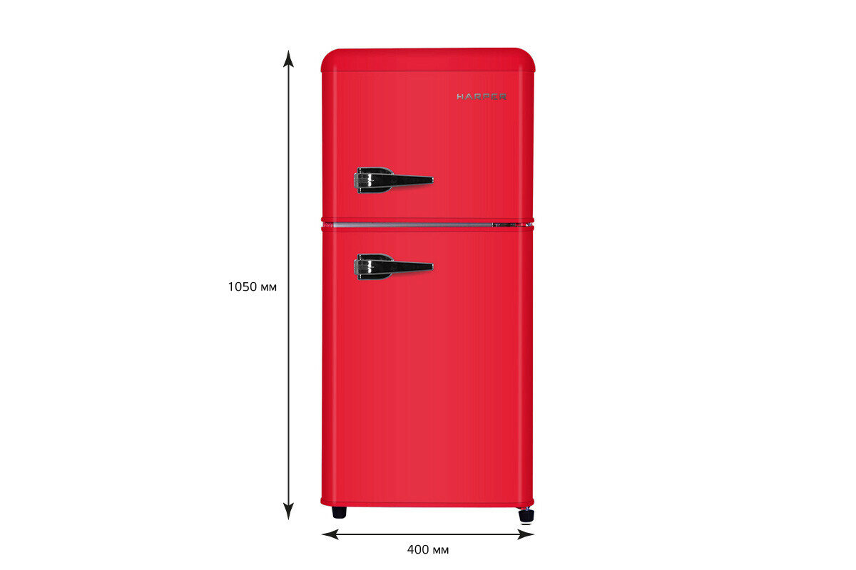 Холодильник Harper HRF-T140M Red - фотография № 3