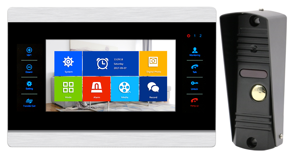 EVJ-72-FHDb-KIT Комплект видеодомофона 7" слот microSD 32G (Монитор/Видеопанель)