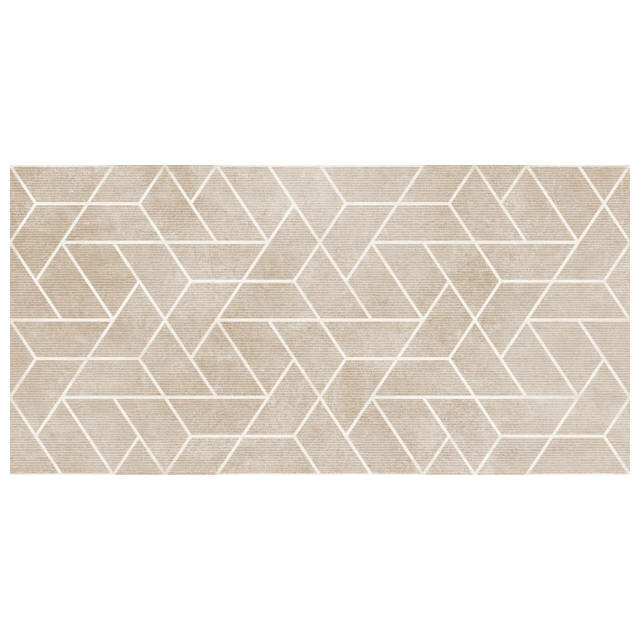 фото плитка настенная 19,8х39,8 Дюна геометрия бежевая