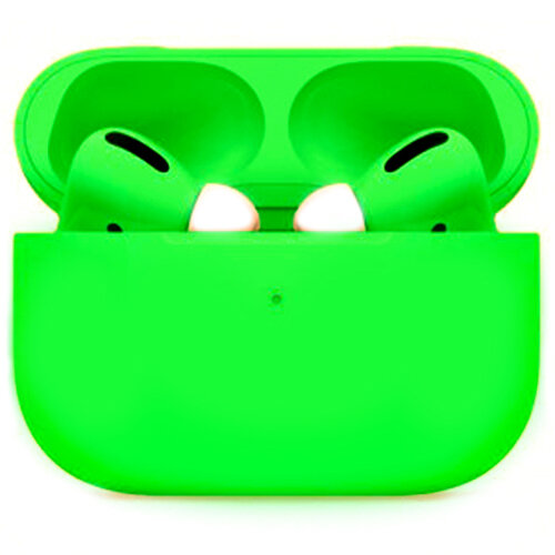 Беспроводные наушники Apple AirPods Pro Custom Edition салатовые матовые (полная покраска)