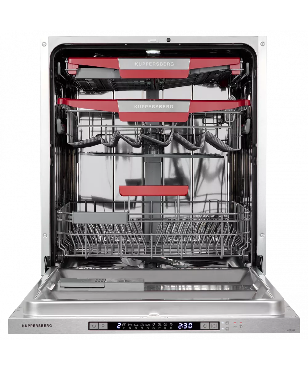 Встраиваемая посудомоечная машина Kuppersberg/ Полноразмерная, 60 см, 14 комплектов, 7 программ, внутреннее освещение, автоматическое открывание двер - фотография № 1