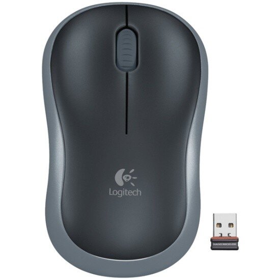 910-002238 Logitech Wireless Mouse M185 dark grey USB