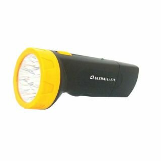 Фонарь портативный Ultraflash LED3829 черный/желтый