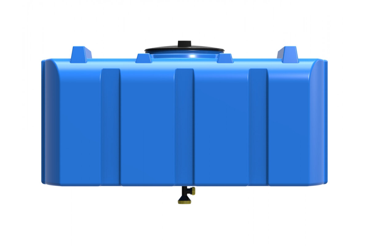 Душевой бак POLIMER GROUP серии R, 300 литров, голубой DR300S13 - фотография № 4