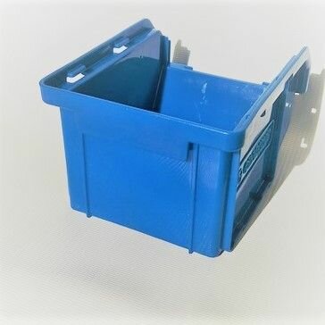Ящик пластиковый 12х10х7,5 см, синий C-0, старкит - фотография № 1