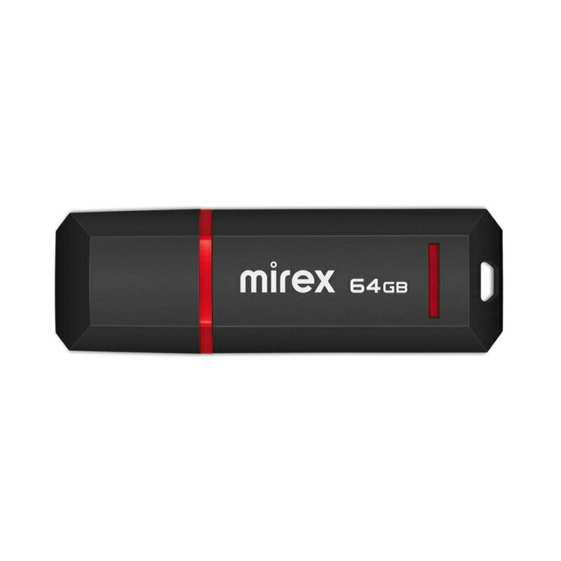 Флеш-память Mirex USB KNIGHT BLACK 64Gb (13600-FMUKNT64 ), 1835850