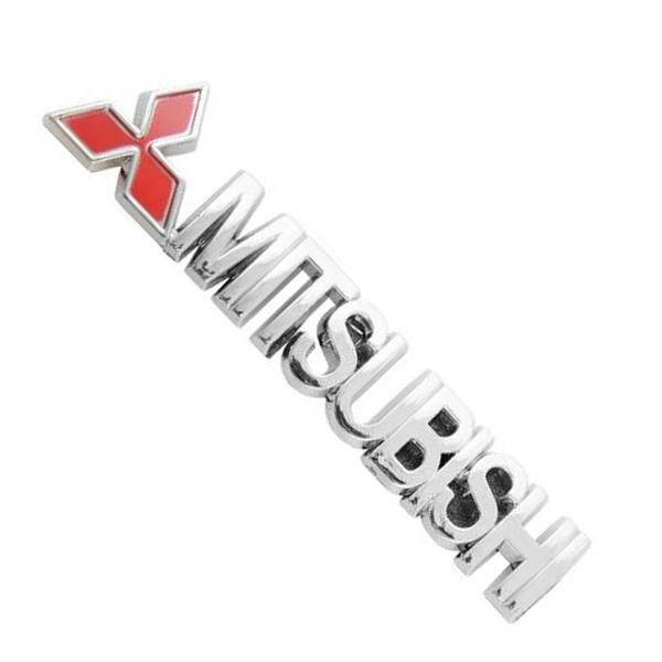 Наклейка (шильдик) металлопластик "MITSUBISHI" + эмблема SKYWAY
