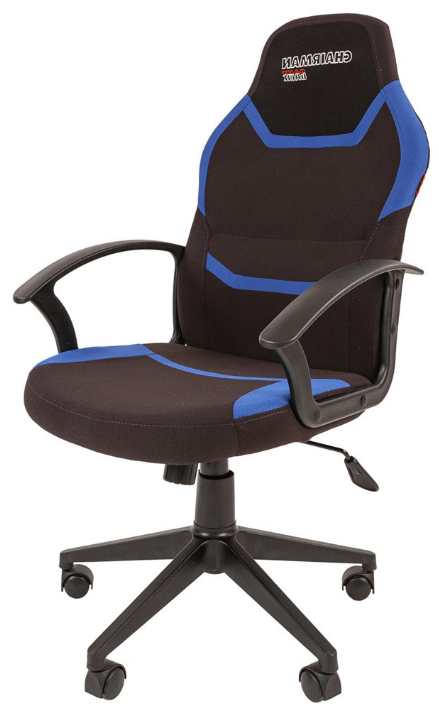 Кресло игровое Кресло игровое Chairman game 9 ткань ,black/blue