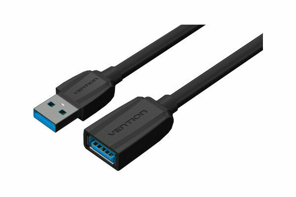 Аксессуар Vention USB 3.0 AM - AF 50cm Black Edition VAS-A45-B050