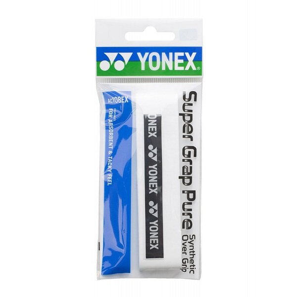     Yonex Overgrip AC108EX Super Grap Pure 1 White