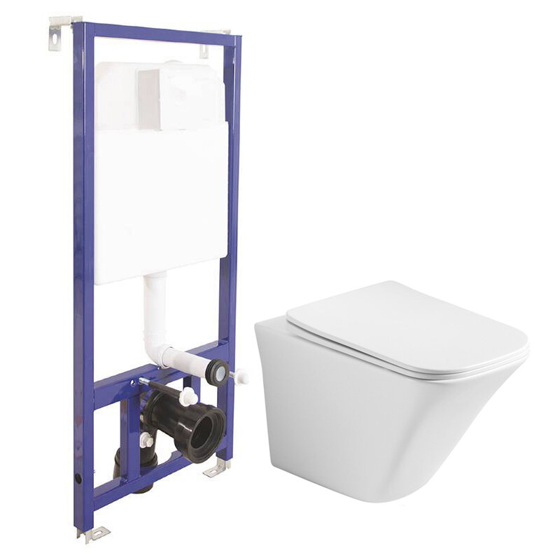 Унитаз Ceramica Nova Mono CN1902 с инсталляцией Berges Novum