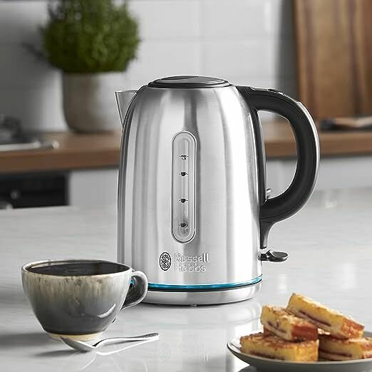 Чайник электрический Russell Hobbs Quiet Boil Kettle (стальной) - фотография № 2