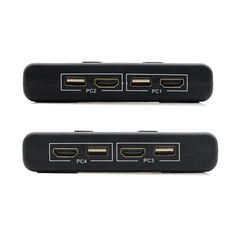 HDMI KVM-переключатель на 4 устройства HDMI + USB 4K/30Hz | ORIENT HS41