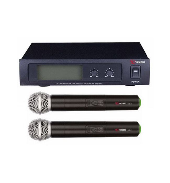 VOLTA US-2 (520.10/725.80) Микрофонная радиосистема с двумя ручными динамическими микрофонами