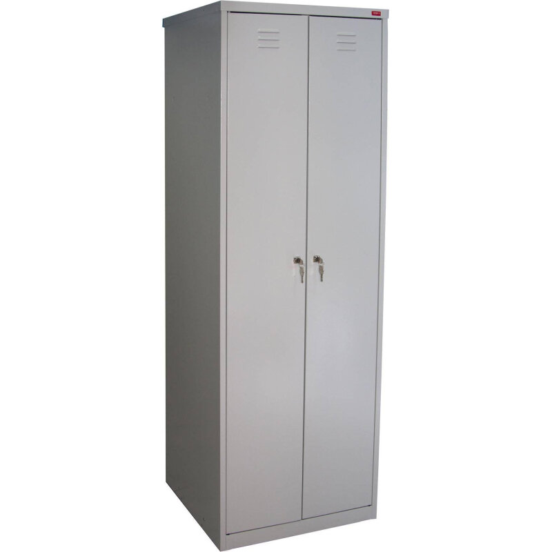 Шкаф для одежды металлический P_ШРМ-АК(800) 2 дв. 800х500х1860 - фотография № 1