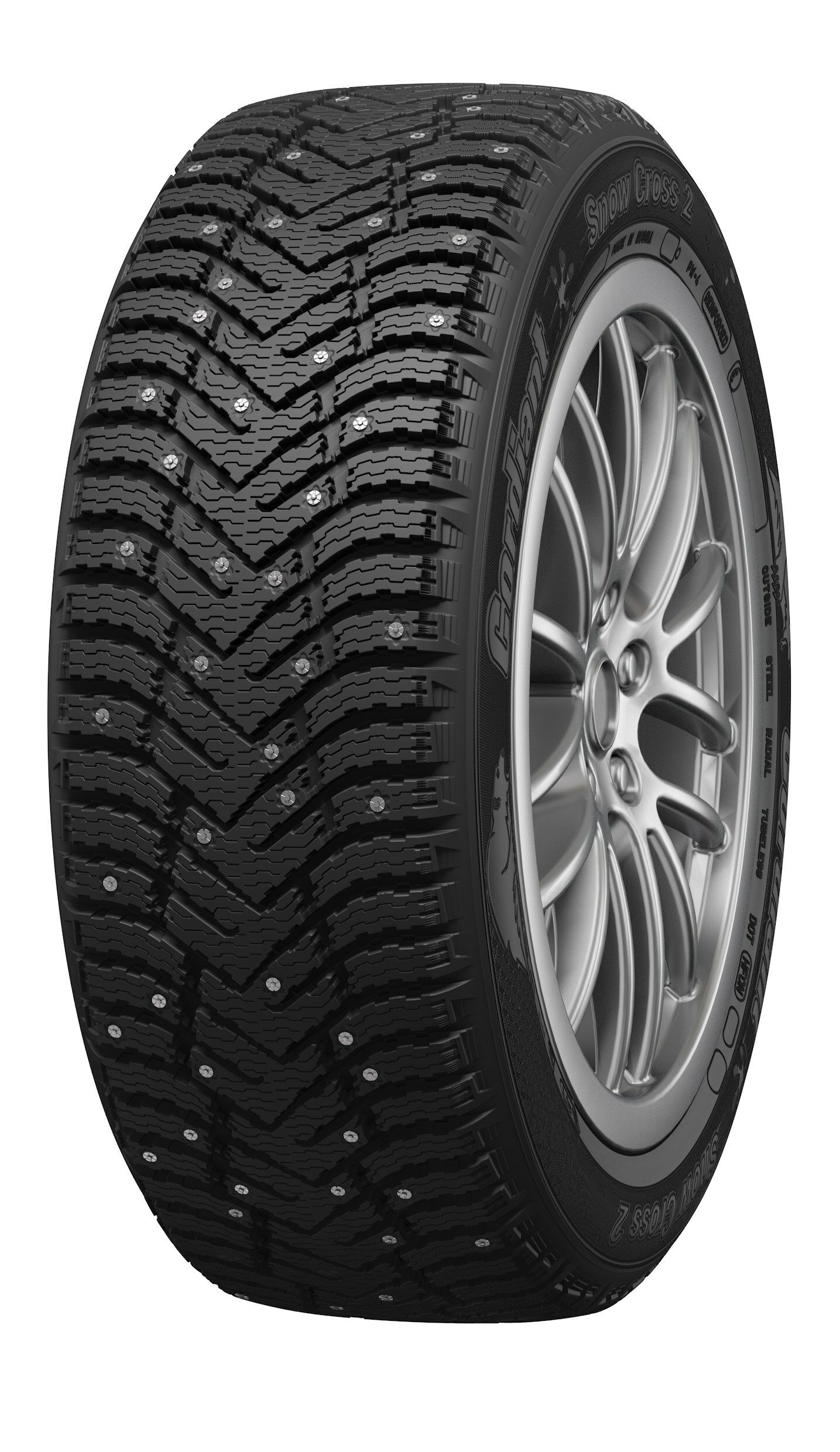 Шины cordiant snow cross 2 suv 100t 205/70r15 б/к ошип.