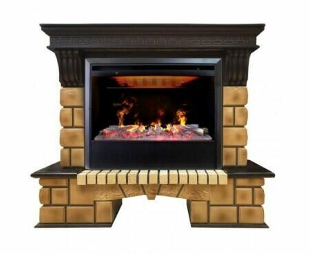  Real Flame Stone Brick 26 -257   3D Helios 26 SBG