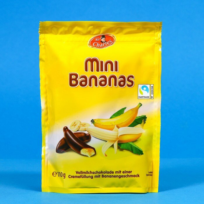 Суфле Mini Bananas в шоколадной глазури, 110 г - фотография № 1