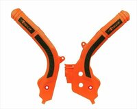 Защита рамы RTech R-PRTKTMARNR1 на KTM модели SX, SXF, XC-W, EXC, EXCF оранжевый и черный