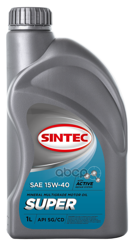 SINTEC Sintec Super Sae 15w-40 Api Sg/Cd (1л)