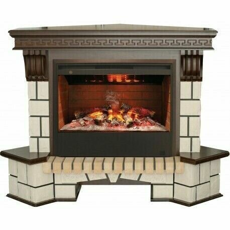  Real Flame Stone Corner 26 -297   3D Helios 26