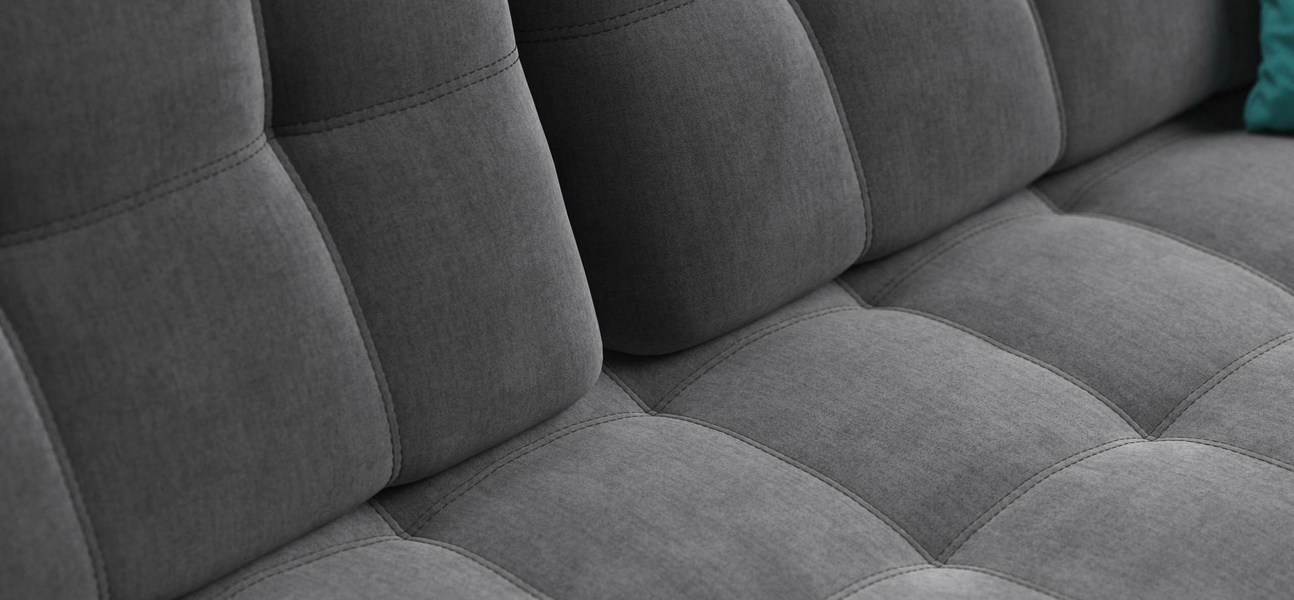 Угловой диван-кровать BOSS 2.0 MAX с ящиками для хранения, еврокнижка, велюр Monolit серый, 338х183х93 см - фотография № 8