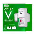 Набор Виши (Vichy) Нормадерм (сыворотка 30мл + крем-уход 30мл + гель 50мл + флюид SPF 50 3мл) пачка картонная №1 - изображение