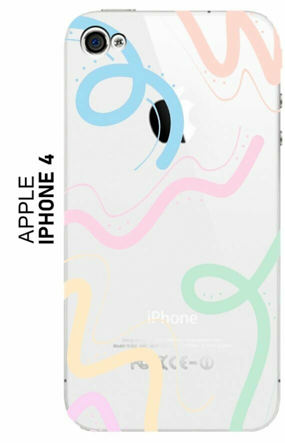 Чехол с принтом на Apple iPhone 4/Айфон 4