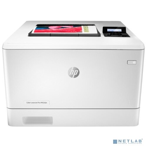 HP Принтер HP Color LaserJet Pro M454dn (W1Y44A) A4,600x600dpi,27(27)стр/мин, ImageREt3600,128Mb, Duplex, 2 trays 50+250, USB/ GigEth, ePrint, AirPrint, PS3