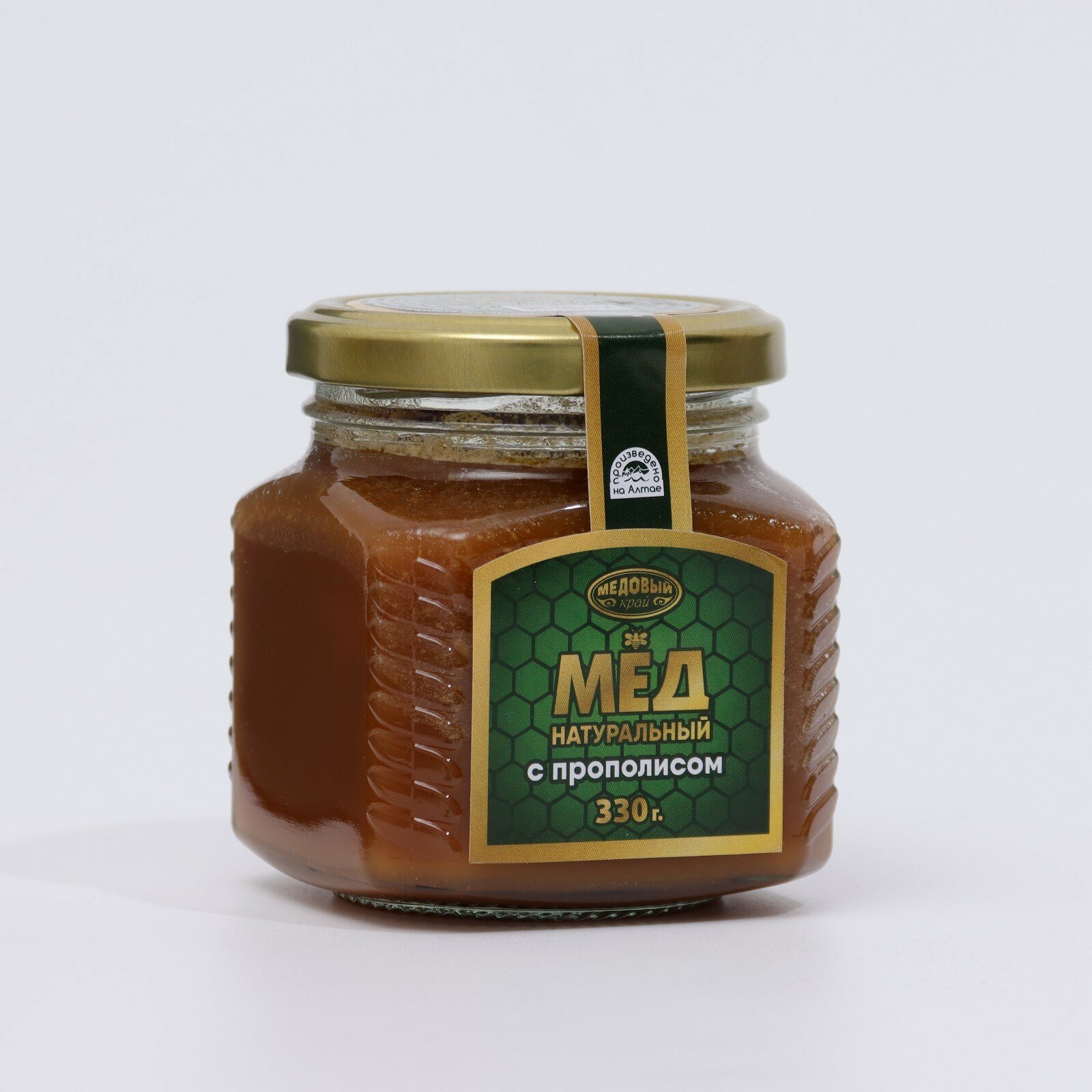 Мёд алтайский с прополисом, 330 г - фотография № 1