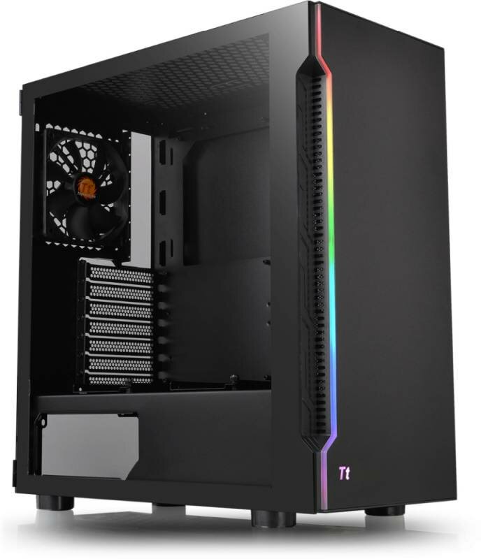 Компьютерный корпус ATX Thermaltake H200 TG RGB черный (ca-1m3-00m1wn-00)