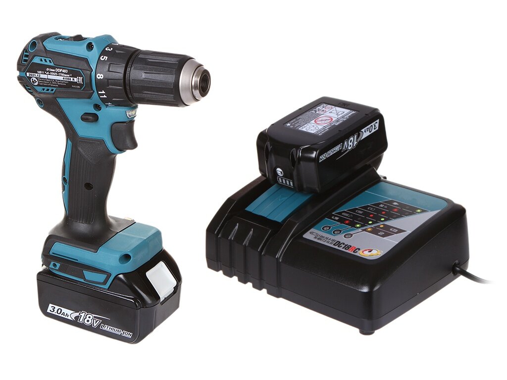 Электроинструмент Makita DDF483RFE