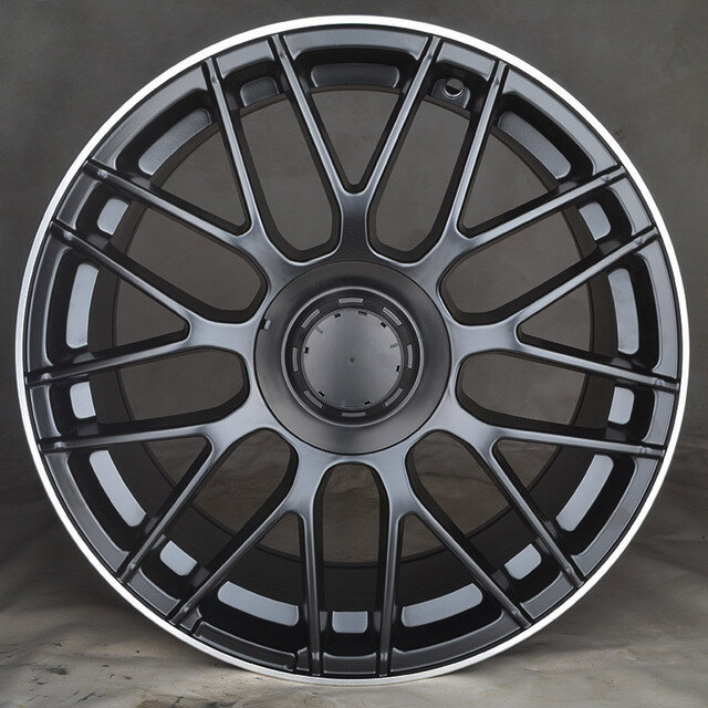 Колесный диск Zumbo Wheels F6894 8.5x20/5x112 D66.6 ET38 BLACK MATT WITH LIP POLISH