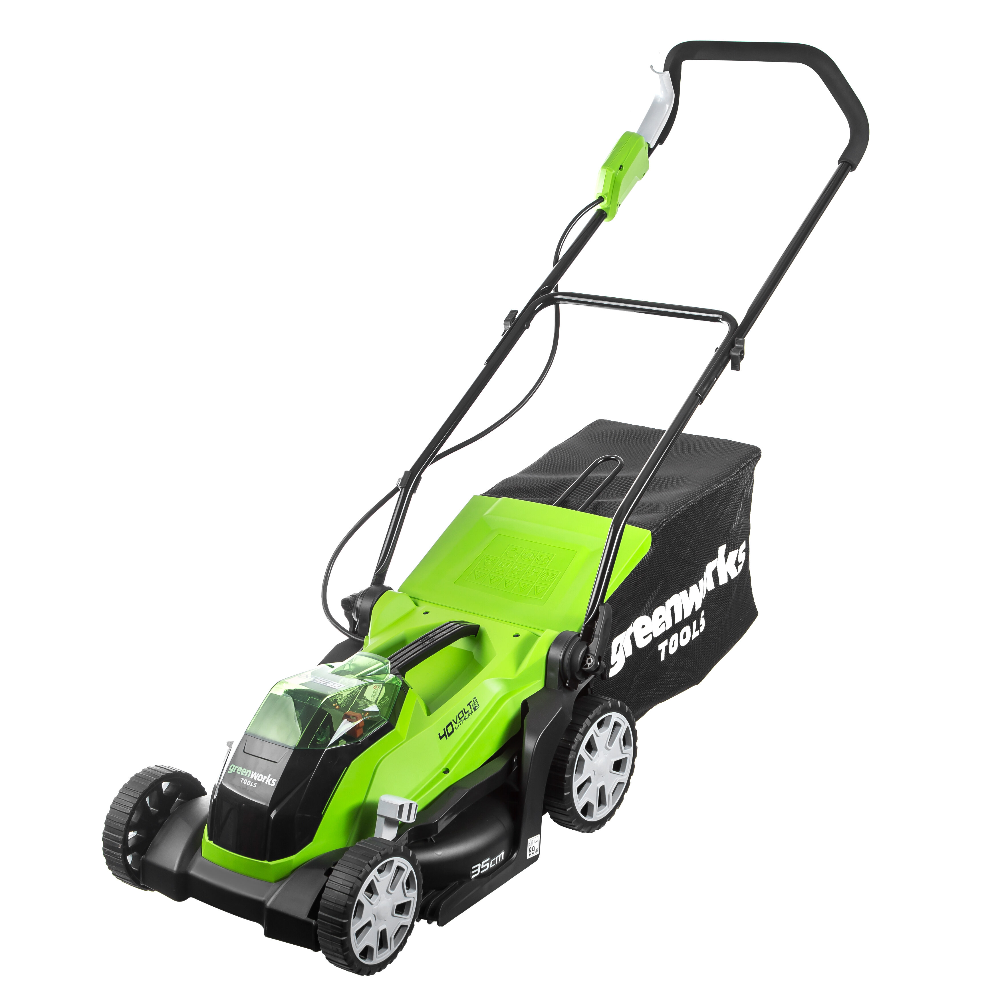 Газонокосилка аккумуляторная G-MAX 40V GREENWORKS G40LM35 NEW 2501907