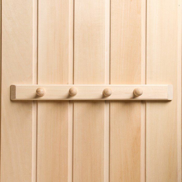 фото Вешалка 4 крючка, липа "Добропаровъ"