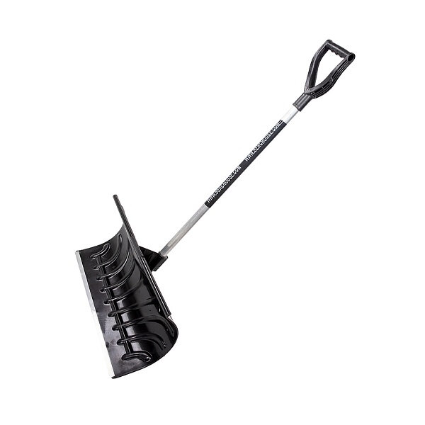 Лопата для уборки снега Berchouse №43 со съемным алюминиевым черенком пластик 660 x 330 мм